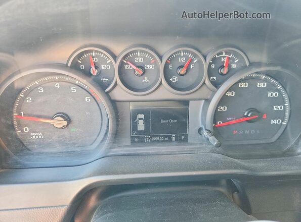 1GT49LE74MF228780 2021 GMC SIERRA White Instrument cluster view