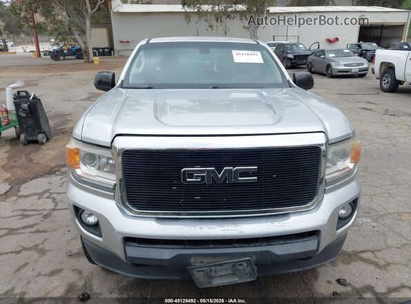 1GTG5CE33G1114390 2016 GMC CANYON Silver Widok zestawu wskaźników