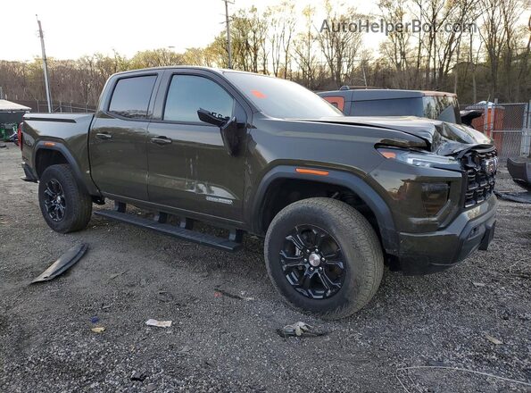 1GTP6BEKXR1152068 2024 GMC CANYON Зеленый Передняя правая четверть