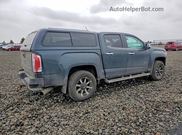 1GTP6EE12H1177568 2017 GMC CANYON Бирюзовый Задняя правая четверть