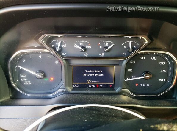 1GTP9EED1KZ401553 2019 GMC SIERRA Black Вид щитка приладів