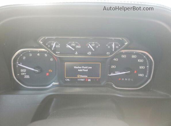 1GTR9DED2KZ286383 2019 GMC SIERRA Синий Вид щитка приборов