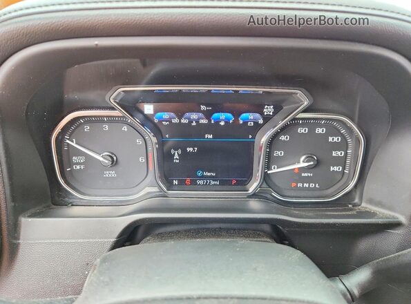 1GTU9FED5LZ318203 2020 GMC SIERRA Красный Вид щитка приборов