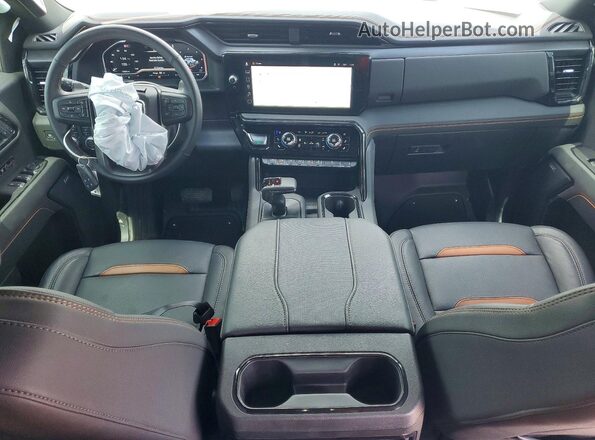 1GTUUEE80SZ341382 2025 GMC SIERRA White Вид панелі приладів