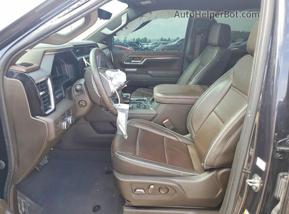 1GTUUGE86PZ288822 2023 GMC SIERRA Black Widok wnętrza z przodu