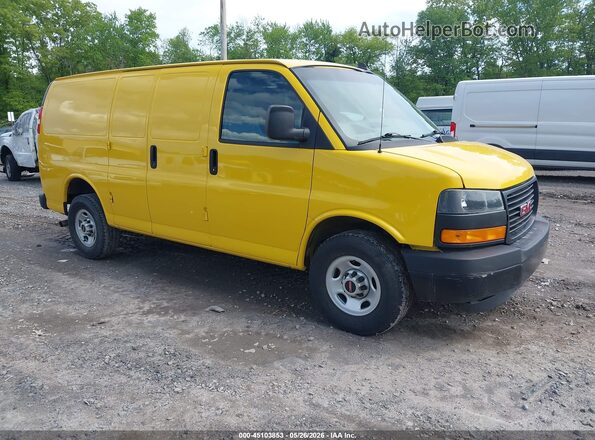 1GTW7AFG9L1252456 2020 GMC SAVANA CARGO Yellow Przód prawy