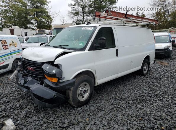 1GTW7AFP5M1156017 2021 GMC SAVANA White Vista tres cuartos delantera izquierda