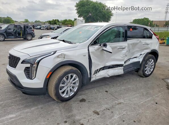 1GYAZAR44MF035367 2021 CADILLAC XT4 Белый Передняя левая четверть