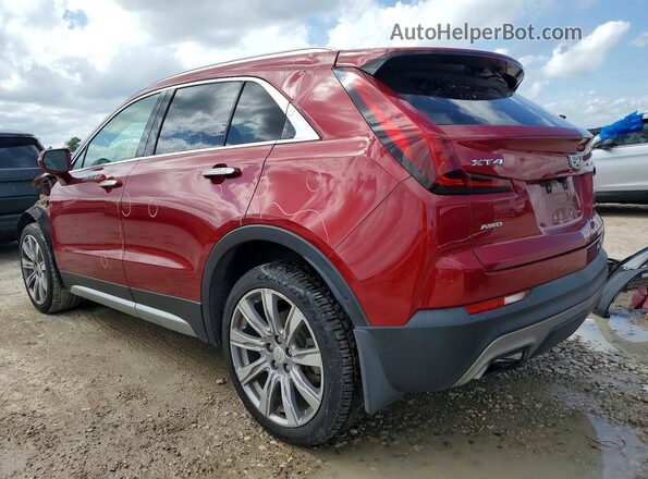 1GYFZDR41KF176434 2019 CADILLAC XT4 Burgundy Trasero izquierdo