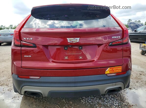 1GYFZDR41KF176434 2019 CADILLAC XT4 Burgundy Vista trasera