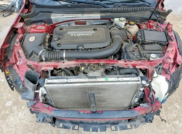 1GYFZDR41KF176434 2019 CADILLAC XT4 Burgundy Vista del compartimento del motor
