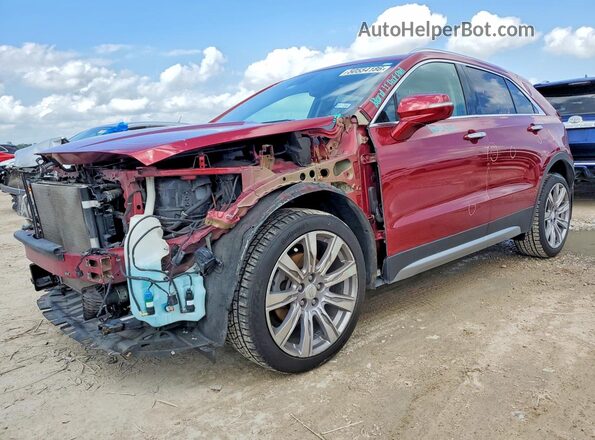 1GYFZDR41KF176434 2019 CADILLAC XT4 Burgundy Vista tres cuartos delantera izquierda