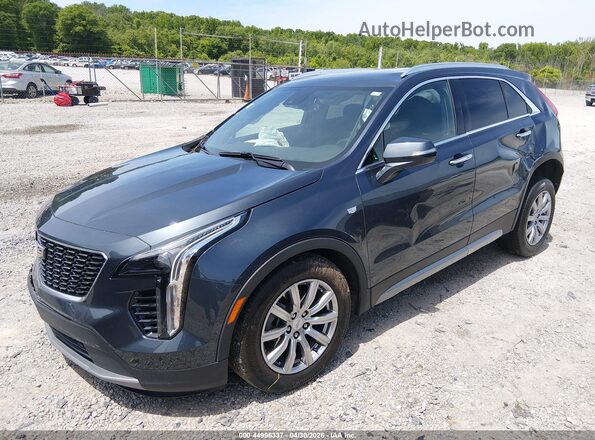 1GYFZDR45MF079661 2021 CADILLAC XT4 Синий Передняя левая четверть