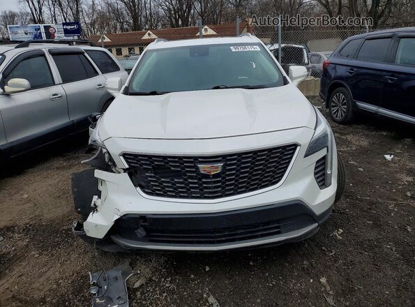 1GYFZDR49KF137123 2019 CADILLAC XT4 White Widok z przodu