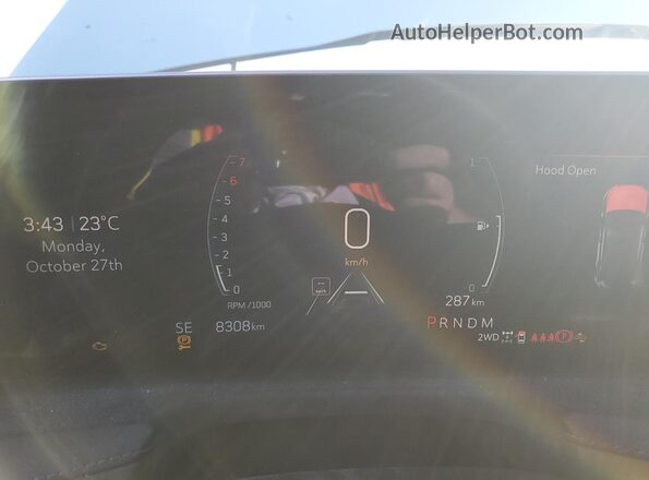 1GYFZFR41RF251803 2024 CADILLAC XT4 Белый Вид щитка приборов