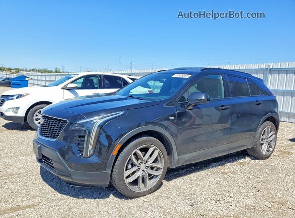 1GYFZFR42KF100765 2019 CADILLAC XT4 Black Առջևի ձախ երեք քառորդ տեսարան