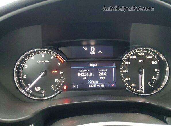 1GYFZFR46LF071904 2020 CADILLAC XT4 Black Вид щитка приладів