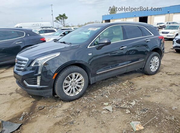 1GYKNARSXJZ112705 2018 CADILLAC XT5 Black Vista tres cuartos delantera izquierda