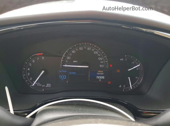 1GYKNARSXJZ112705 2018 CADILLAC XT5 Black Vista del cuadro de instrumentos