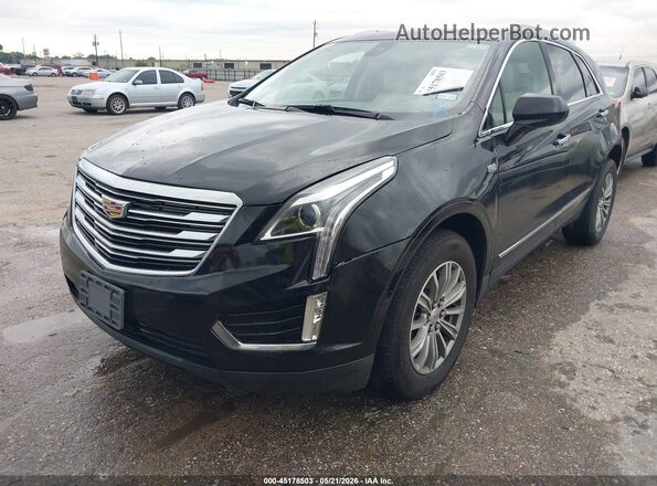 1GYKNERS5JZ215909 2018 CADILLAC XT5 Черный Передняя левая четверть