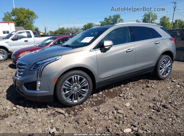 1GYKNERS7HZ311809 2017 CADILLAC XT5 Серый Передняя левая четверть