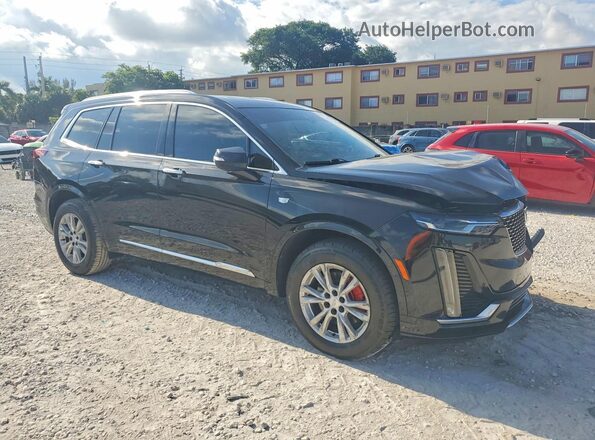 1GYKPAR45MZ221802 2021 CADILLAC XT6 Черный Передняя правая четверть