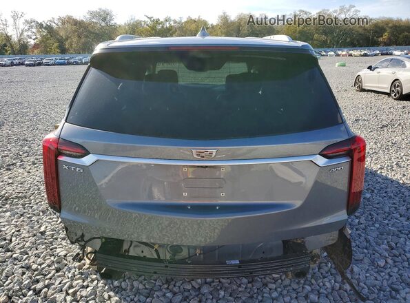 1GYKPCRS2MZ201629 2021 CADILLAC XT6 Серый Вид сзади