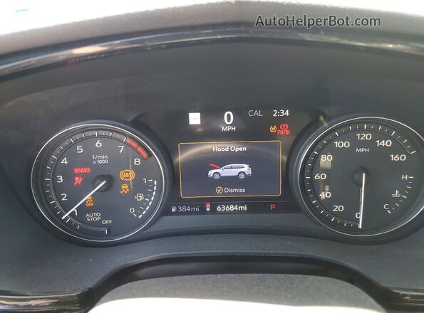 1GYKPCRS3LZ192597 2020 CADILLAC XT6 Black Widok zestawu wskaźników
