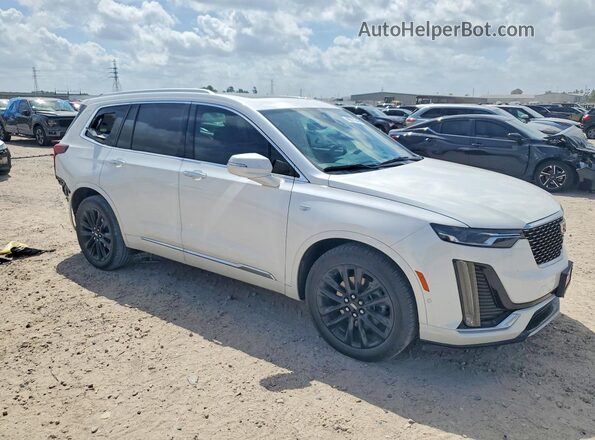 1GYKPCRS6MZ217719 2021 CADILLAC XT6 Белый Передняя правая четверть