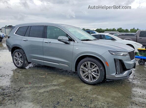 1GYKPCRS7PZ212565 2023 CADILLAC XT6 Серебряный Передняя правая четверть