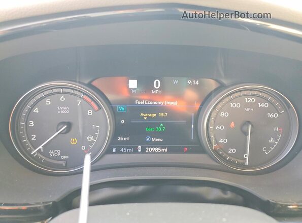 1GYKPCRS9PZ106795 2023 CADILLAC XT6 Серый Вид щитка приборов