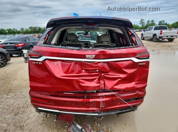 1GYKPCRSXPZ213094 2023 CADILLAC XT6 Красный Вид салона спереди