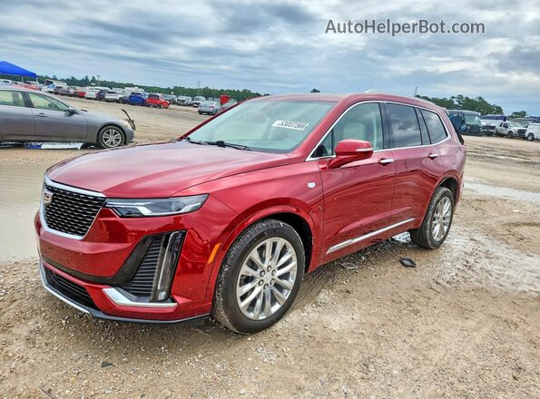 1GYKPCRSXPZ213094 2023 CADILLAC XT6 Красный Передняя левая четверть