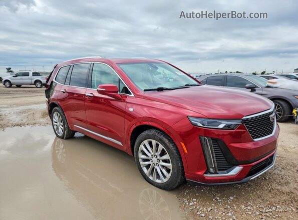 1GYKPCRSXPZ213094 2023 CADILLAC XT6 Красный Передняя правая четверть