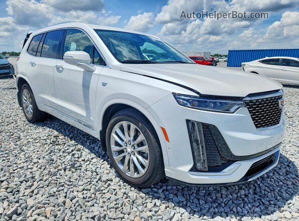 1GYKPDRS8RZ734839 2024 CADILLAC XT6 Белый Передняя правая четверть
