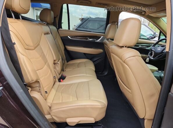 1GYKPFRS3MZ100097 2021 CADILLAC XT6 Темно-бордовый Вид задней части салона