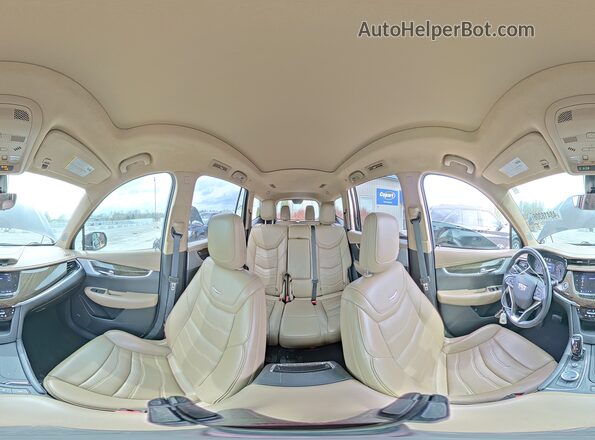 1GYKPFRS3MZ100097 2021 CADILLAC XT6 Темно-бордовый Панорамный вид салона 360°