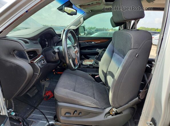 1GYS3CKJ4GR143203 2016 CADILLAC ESCALADE Серебряный Вид салона спереди