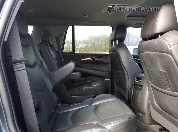 1GYS3CKJ9LR227172 2020 CADILLAC ESCALADE Синий Вид задней части салона