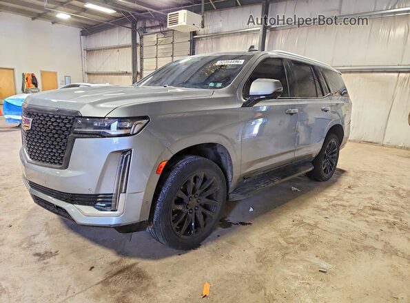 1GYS4BKL1PR364590 2023 CADILLAC ESCALADE Серебряный Передняя левая четверть