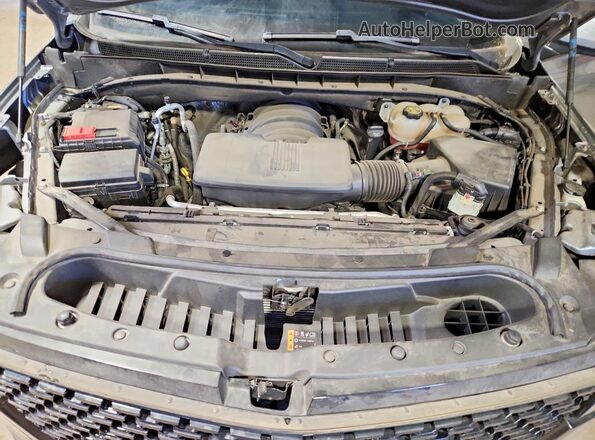 1GYS4BKL1PR364590 2023 CADILLAC ESCALADE Серебряный Вид подкапотного пространства