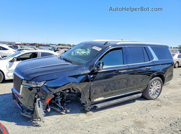 1GYS4BKL3PR346060 2023 CADILLAC ESCALADE Черный Передняя левая четверть