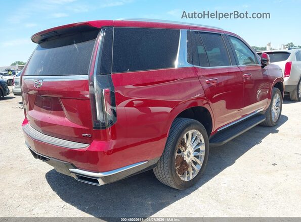 1GYS4BKL9PR480863 2023 CADILLAC ESCALADE Красный Задняя правая четверть