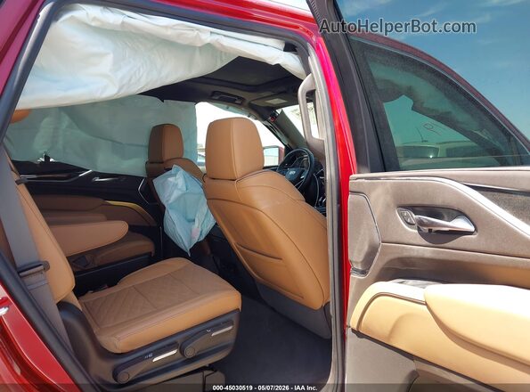 1GYS4BKL9PR480863 2023 CADILLAC ESCALADE Красный Вид наклейки с VIN-кодом