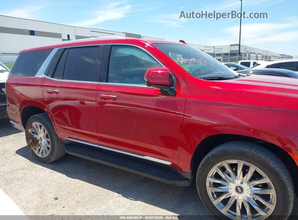 1GYS4BKL9PR480863 2023 CADILLAC ESCALADE Красный Вид задней части салона