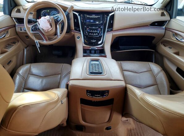 1GYS4DKJ5GR431069 2016 CADILLAC ESCALADE White Widok deski rozdzielczej