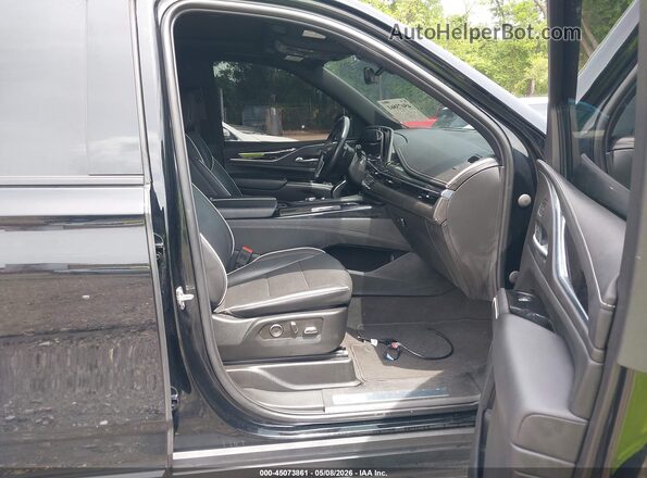 1GYS4EKL1PR425129 2023 CADILLAC ESCALADE Черный Вид салона спереди