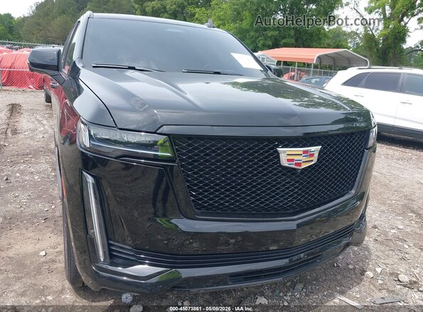 1GYS4EKL1PR425129 2023 CADILLAC ESCALADE Черный Вид спереди