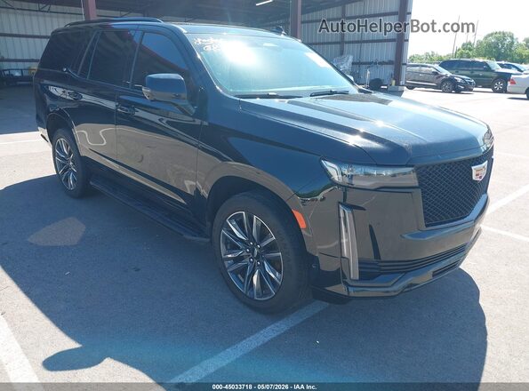 1GYS4EKL3PR444748 2023 CADILLAC ESCALADE Черный Передняя правая четверть