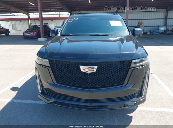 1GYS4EKL3PR444748 2023 CADILLAC ESCALADE Черный Вид щитка приборов